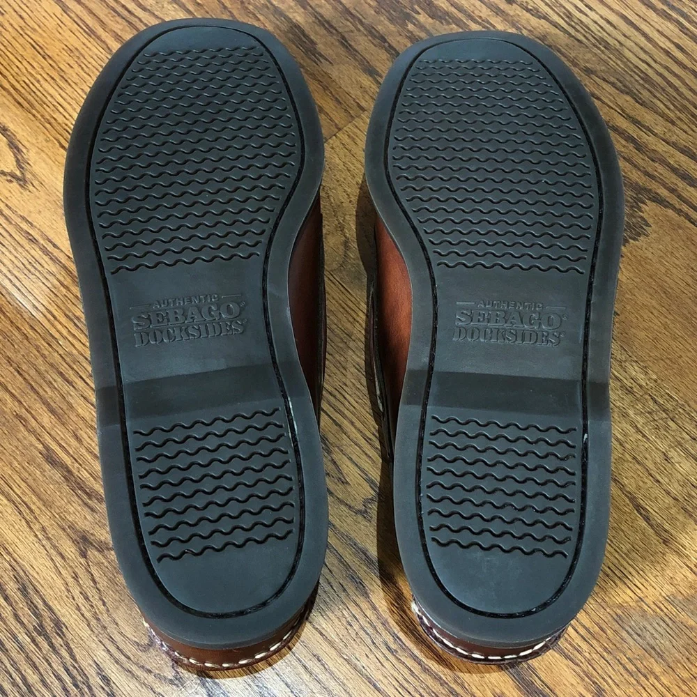 Sebago Classic Joe Men’s Boat Shoes Size 12w in Preloved Condition!